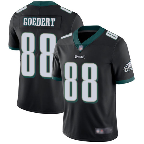 Men Philadelphia Eagles 88 Dallas Goedert Black Alternate Vapor Untouchable NFL Jersey Limited Player Football